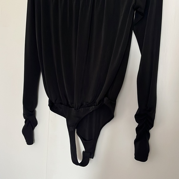 Free People Black V neck Bodysuit - Picture 10 of 12